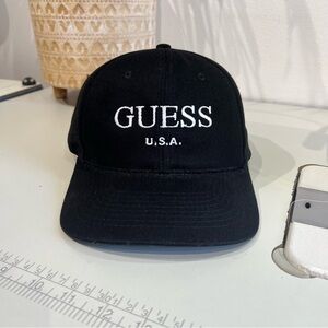 Vintage 90s Guess Jeans USA Snapback Hat